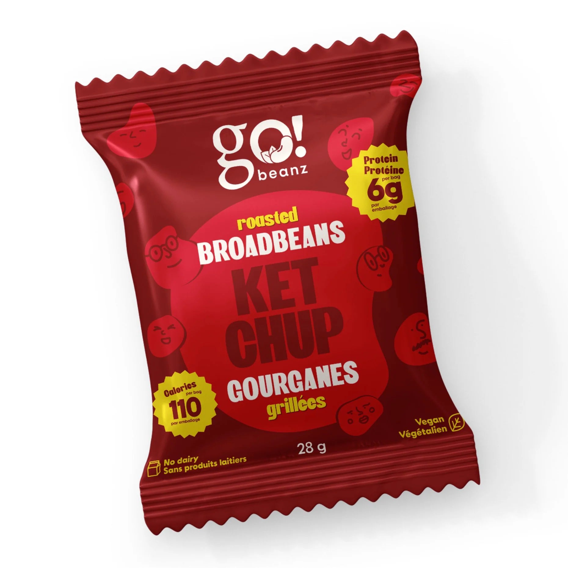 Go Beanz Vegan Protein Snacks (1 bag) - Top Nutrition and Fitness
