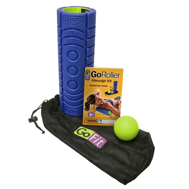GoFit Go Roller Massage Kit (12-inch) - Top Nutrition and Fitness