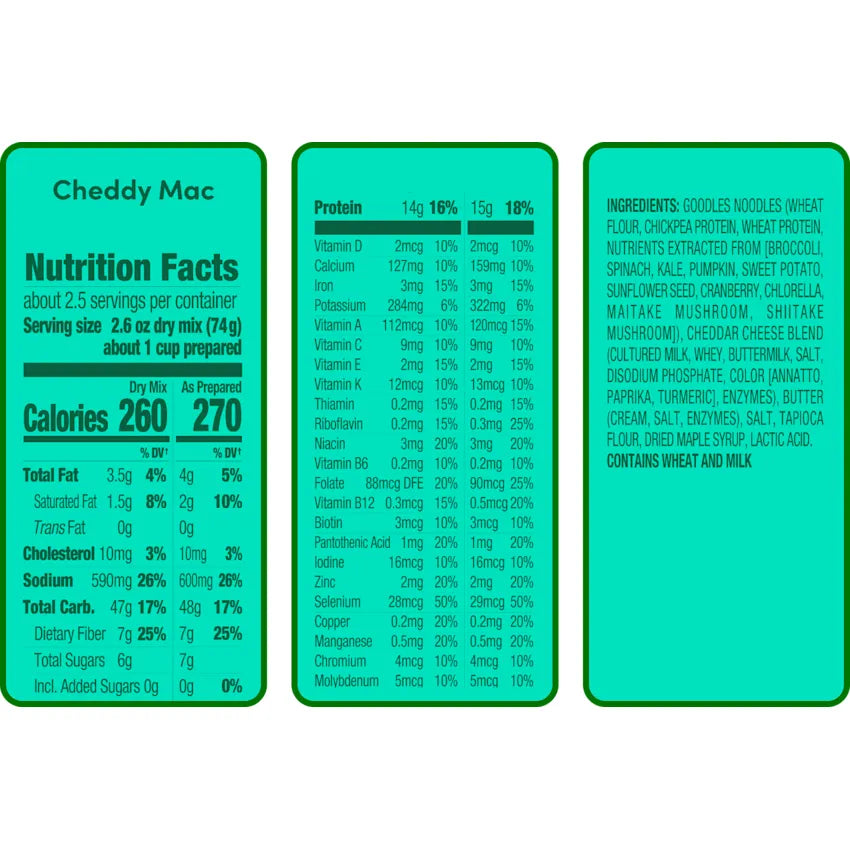 Goodles Protein Mac N' Cheese (1 box) — image 3