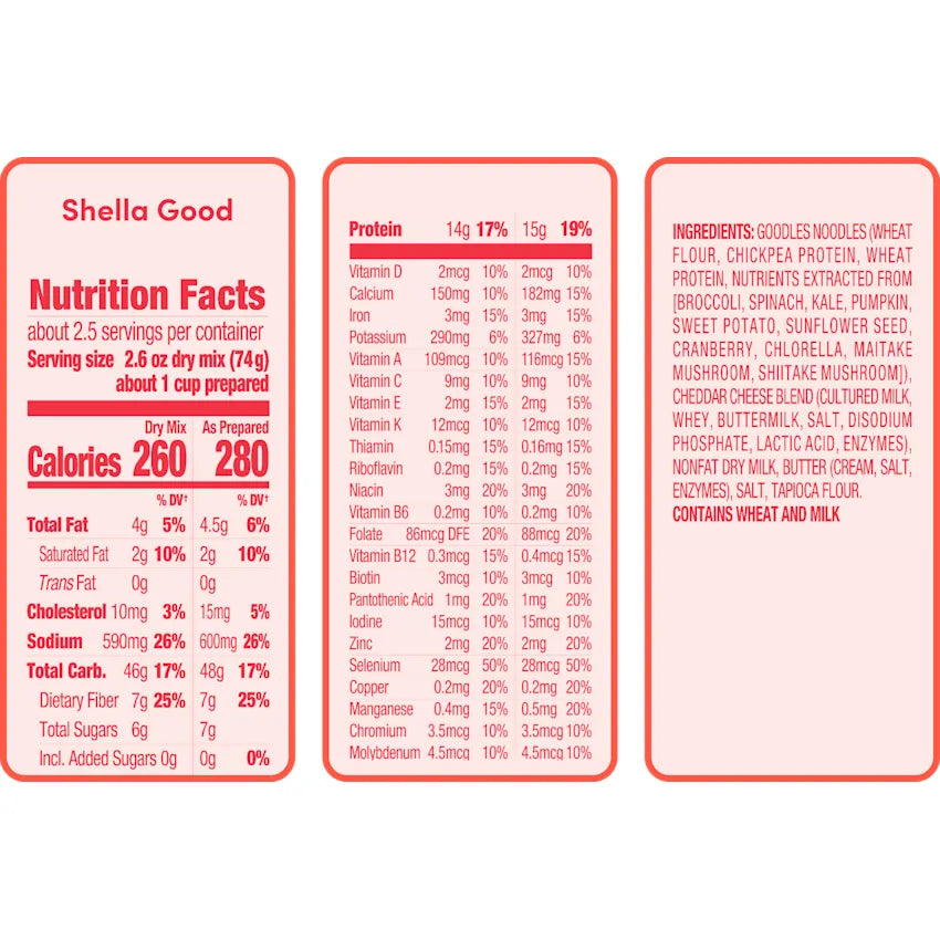 Goodles Protein Mac N' Cheese (1 box) — image 6