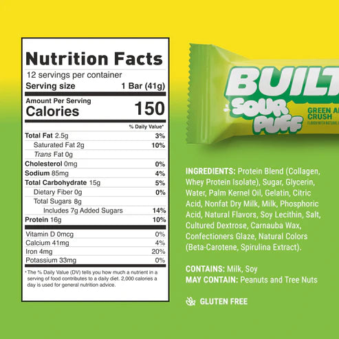Built Protein Bars & Puffs (1 Bar)