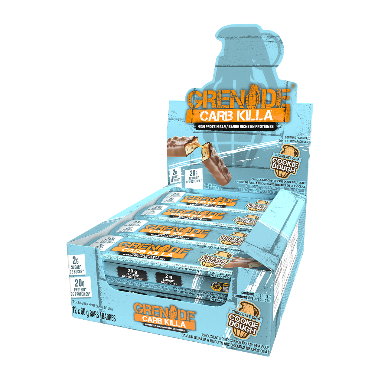 Grenade Carb Killa KETO Protein Bars (Box of 12) - Top Nutrition and Fitness