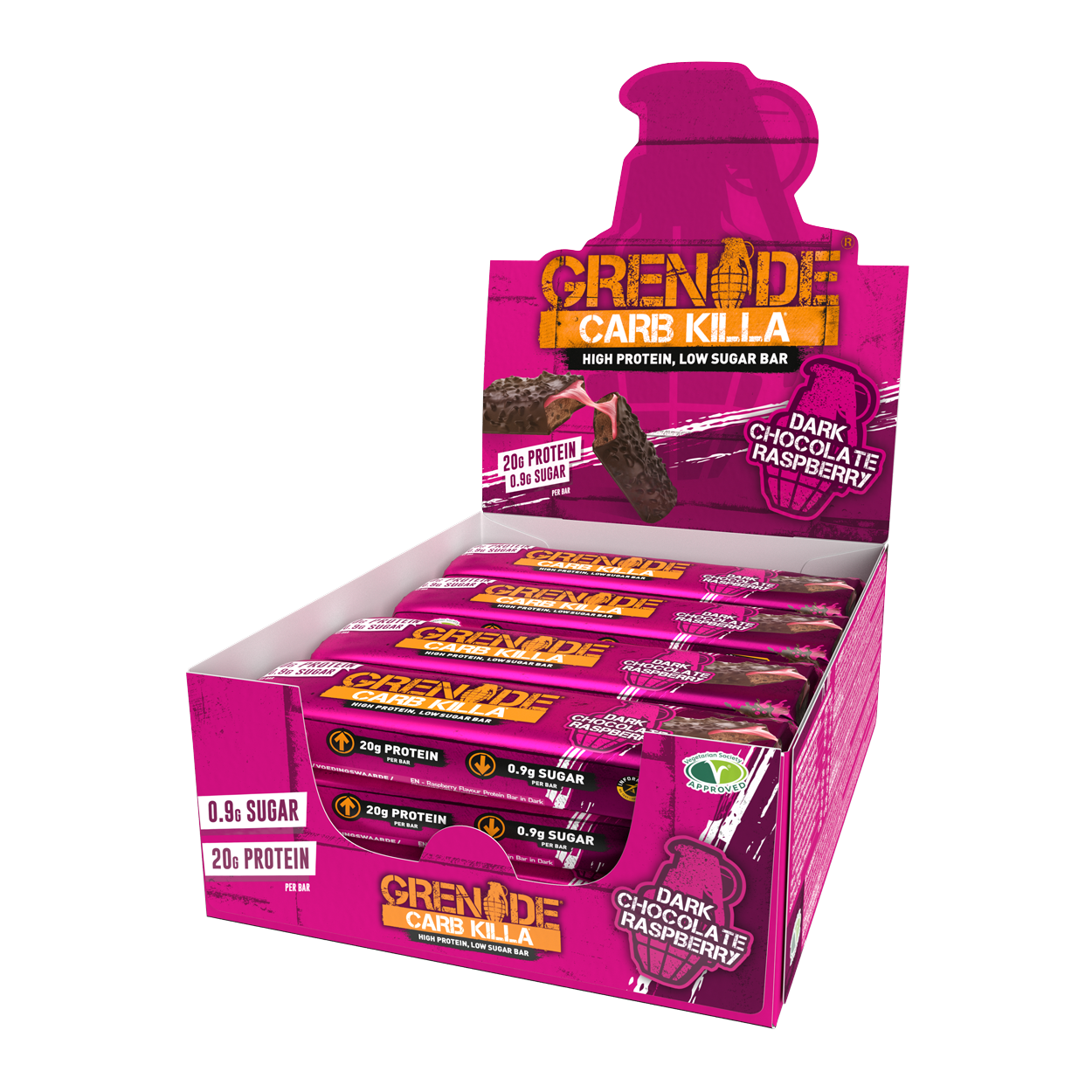 Grenade Carb Killa KETO Protein Bars (Box of 12) - Top Nutrition and Fitness Canada Jaffa Quake (Orange choc)-White Chocolate Salted Peanut-OREO (Official Collab)-OREO White (Official Collab)-Peanut Nutter