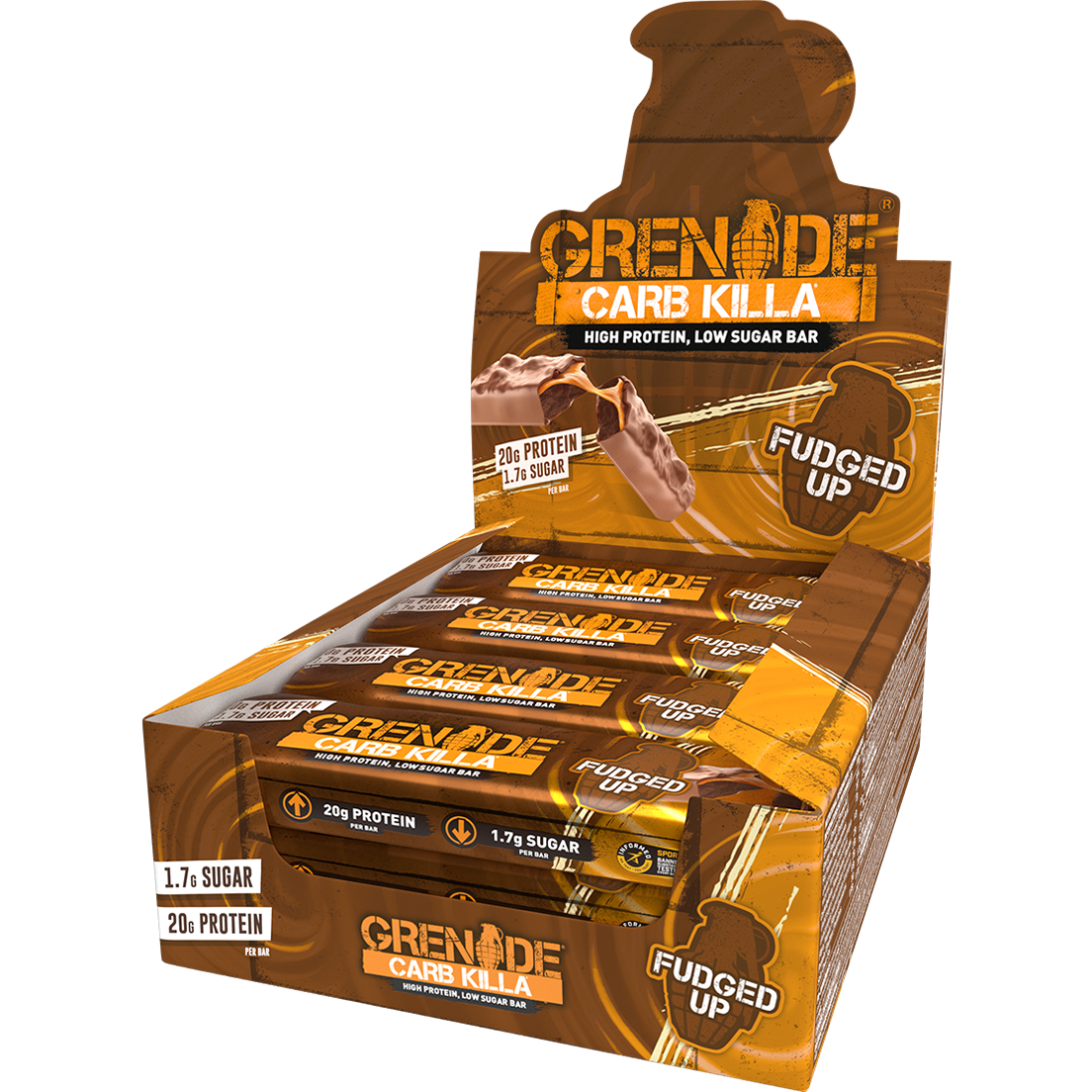 Grenade Carb Killa KETO Protein Bars (Box of 12) - Top Nutrition and Fitness Canada Jaffa Quake (Orange choc)-White Chocolate Salted Peanut-OREO (Official Collab)-OREO White (Official Collab)-Peanut Nutter