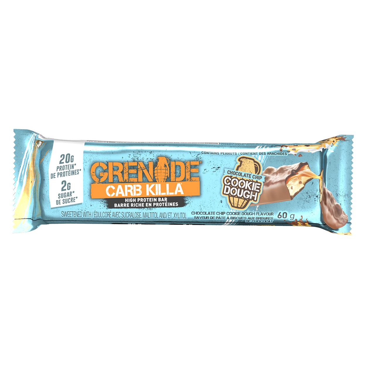 Grenade Carb Killa Keto Protein Bars (1 bar) - Top Nutrition and Fitness Canada White Chocolate Cookie (NOT Oreo please see below)-Dark Chocolate Mint-Fudge Brownie-Caramel Chaos-Peanut nutter