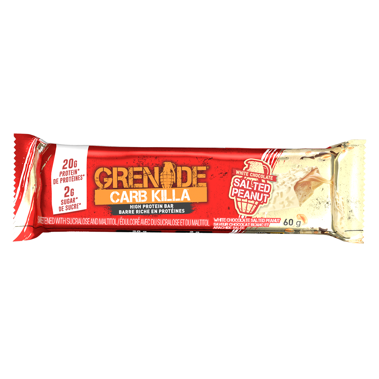 Grenade Carb Killa Keto Protein Bars (1 bar) - Top Nutrition and Fitness Canada White Chocolate Cookie (NOT Oreo please see below)-Dark Chocolate Mint-Fudge Brownie-Caramel Chaos-Peanut nutter