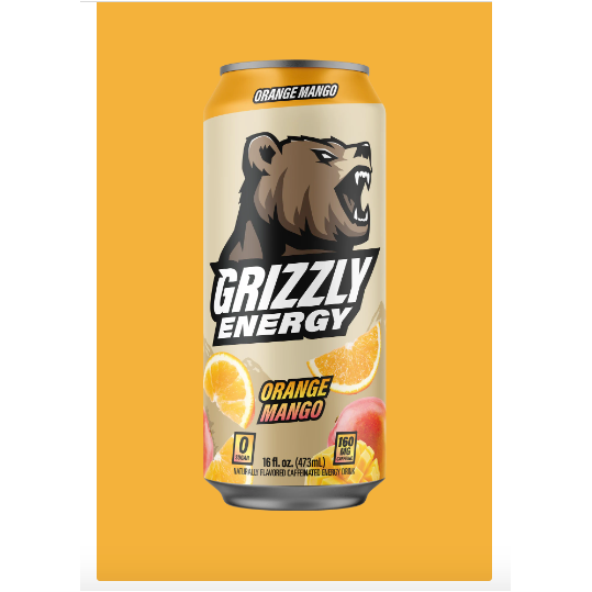 Grizzly Sugar Free Energy Drink (1 can) - Top Nutrition and Fitness