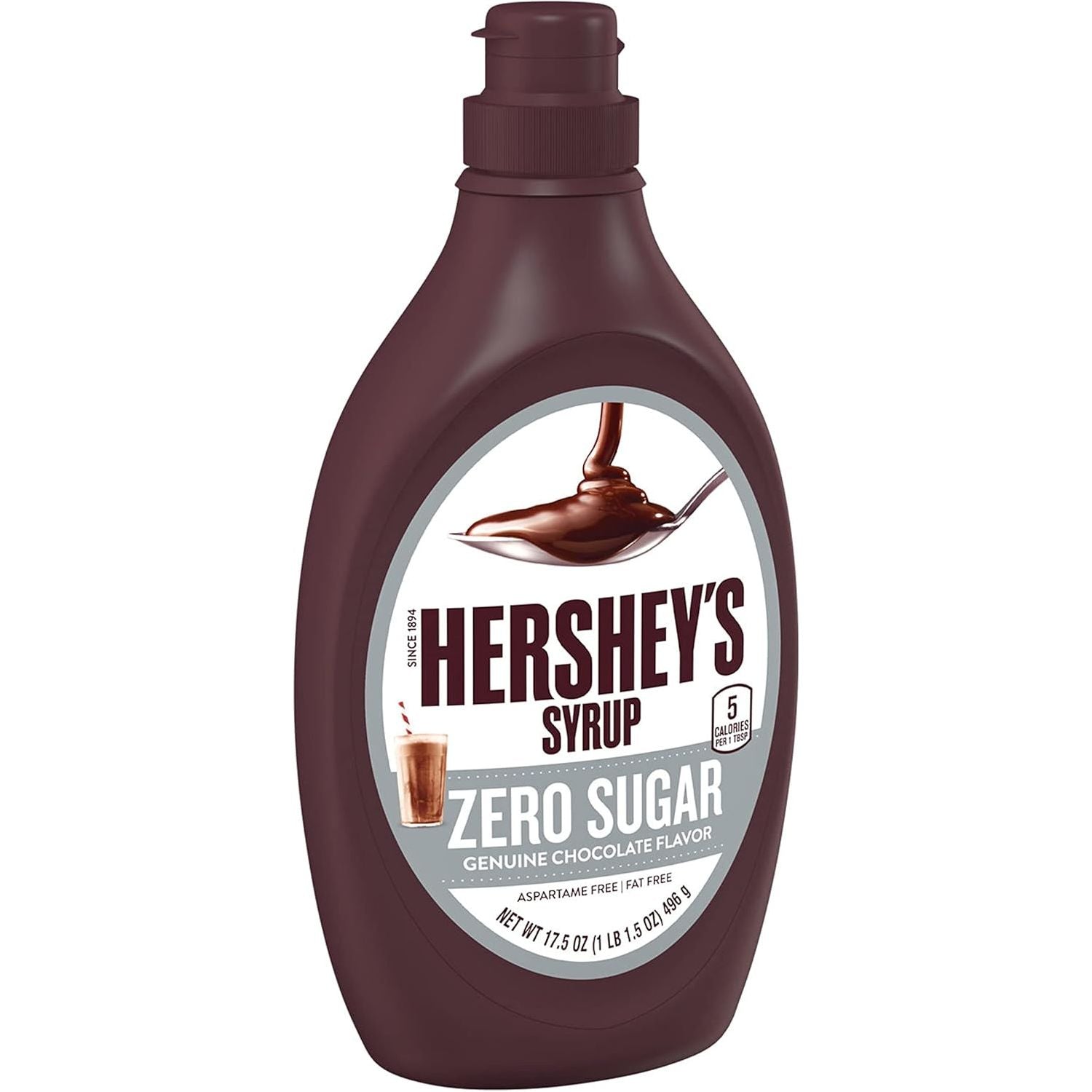 Hershey's Zero Sugar Chocolate Syrup (496g) - Top Nutrition and Fitness