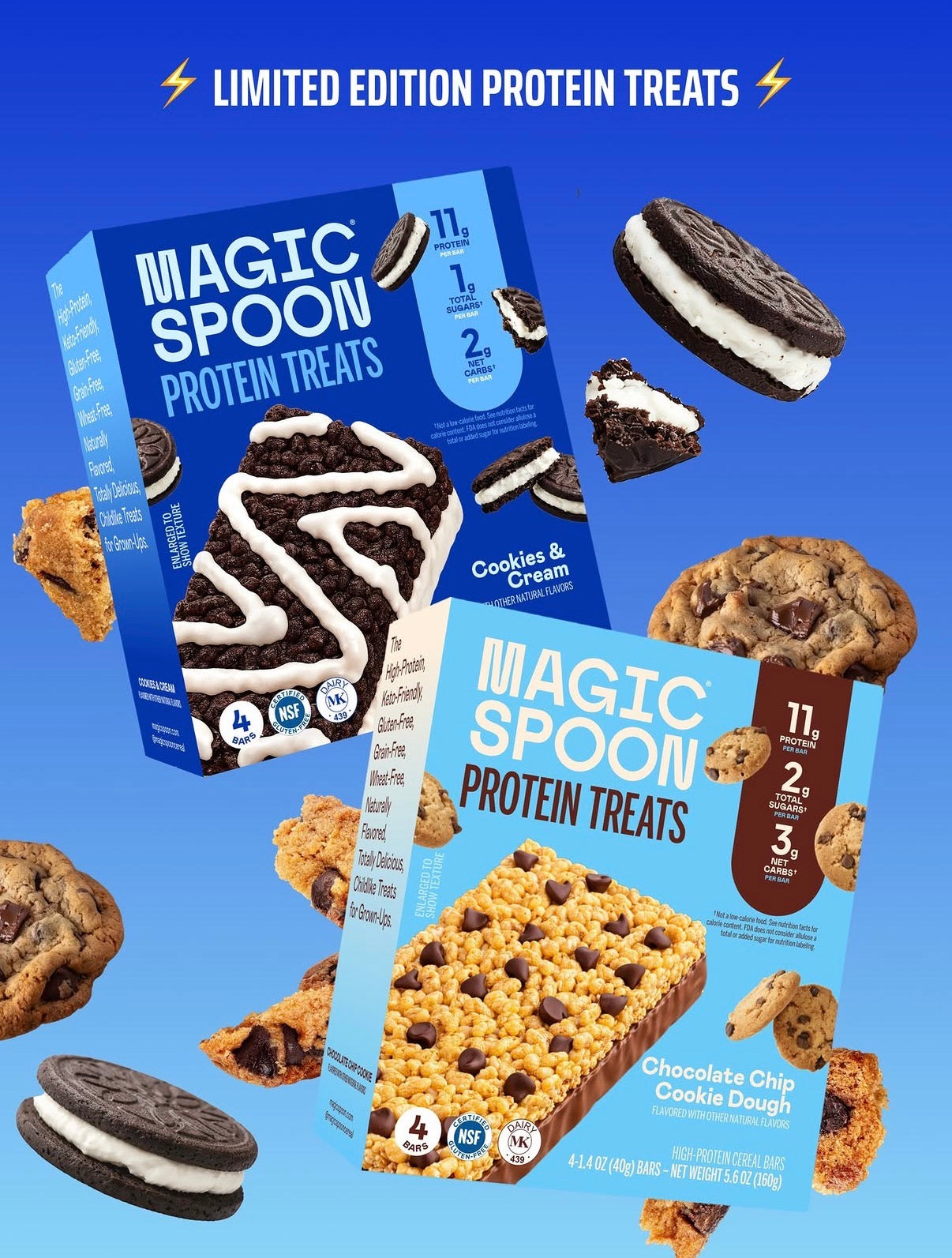 Magic Spoon Treats GF Keto Protein Bar (1 SINGLE BAR)