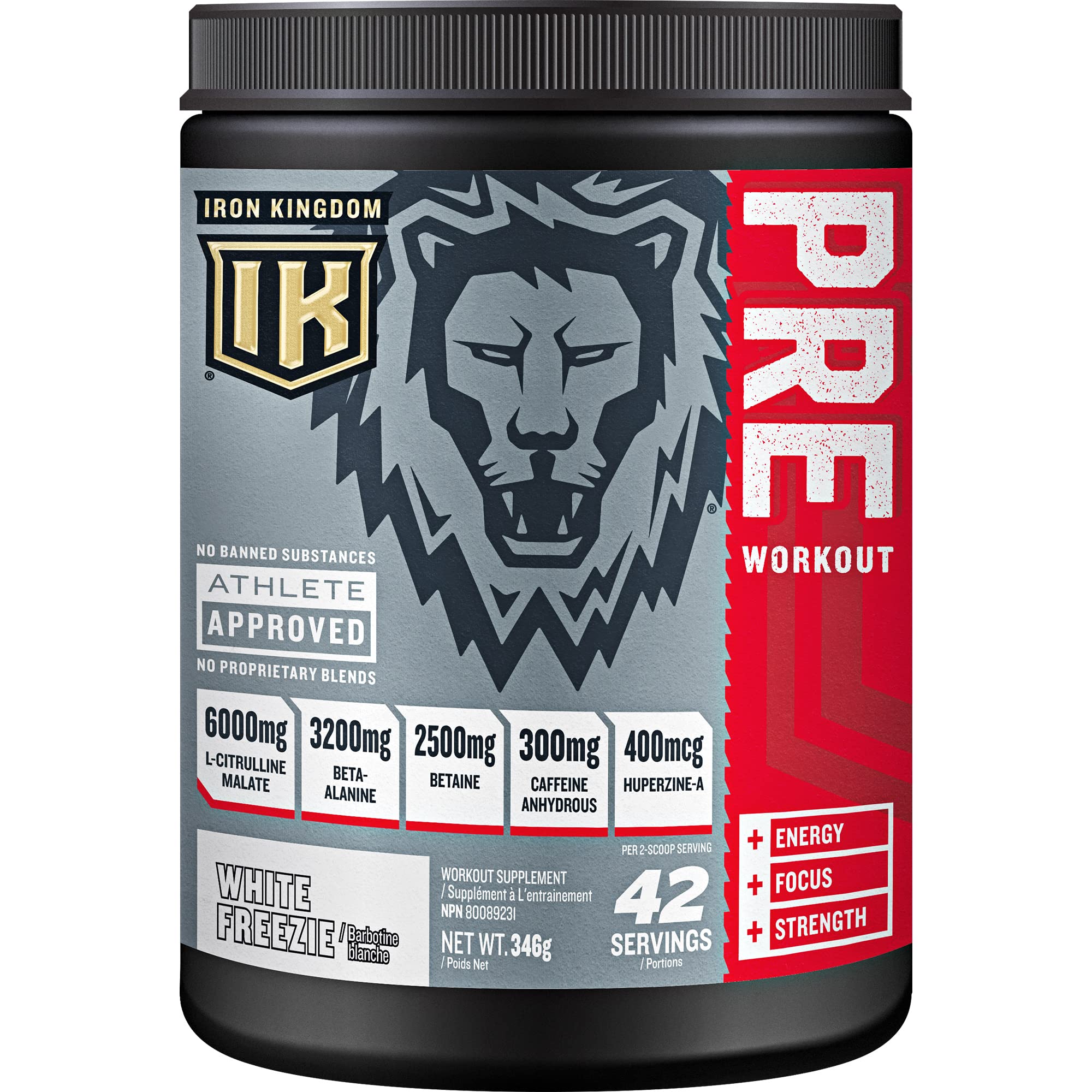 Iron Kingdom Pre-Workout (42 servings) - Top Nutrition and Fitness