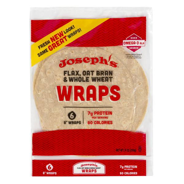 Joseph's Bakery KETO Wraps (6 per bag) - Top Nutrition and Fitness