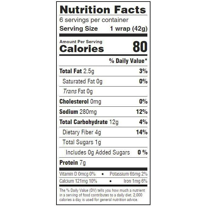 Joseph's Bakery KETO Wraps (6 per bag) - Top Nutrition and Fitness