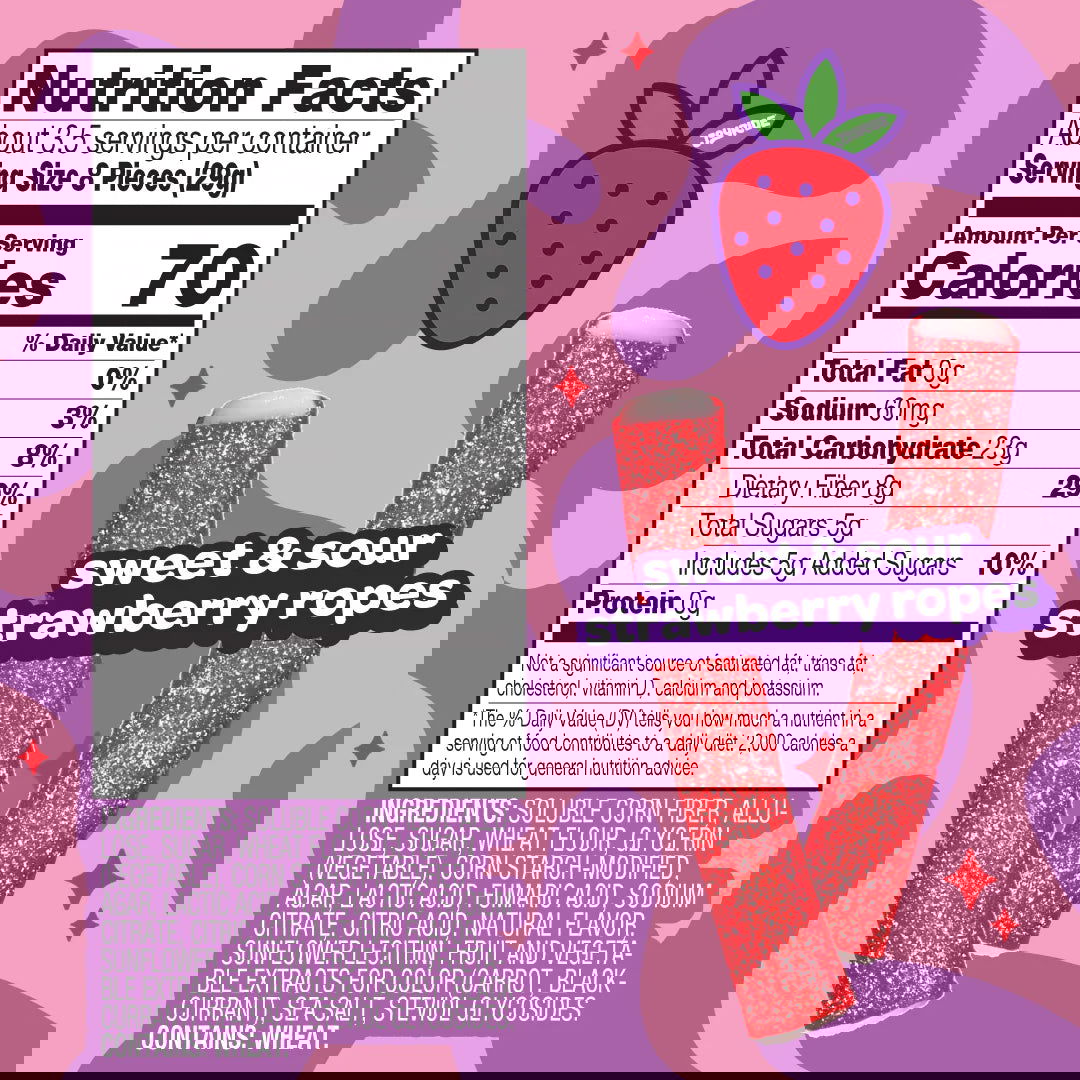 Joyride Low Sugar Sour Candy (3 servings bag) - Top Nutrition and Fitness