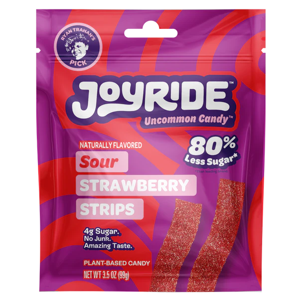 Joyride Low Sugar Sour Candy (3 servings bag) - Top Nutrition and Fitness
