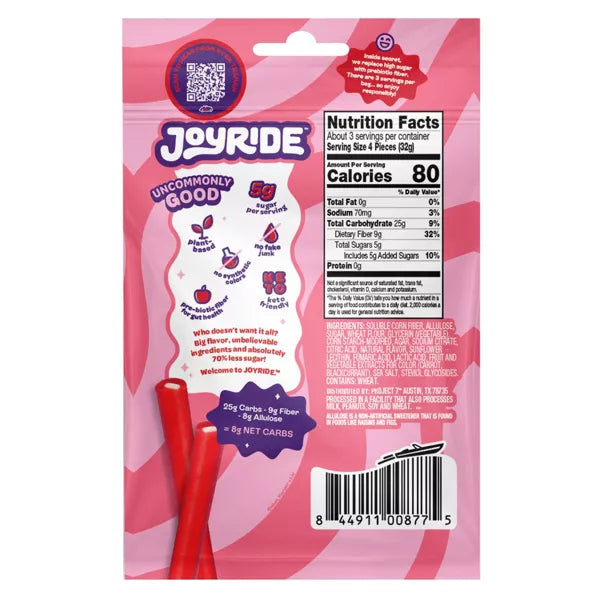 Joyride Low Sugar Sour Candy (3 servings bag) - Top Nutrition and Fitness