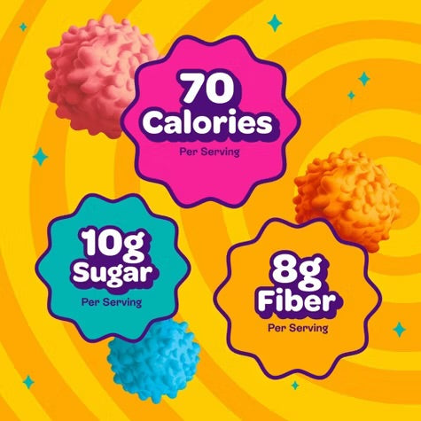 Joyride Low Sugar Sour Candy (3 servings bag) - Top Nutrition and Fitness