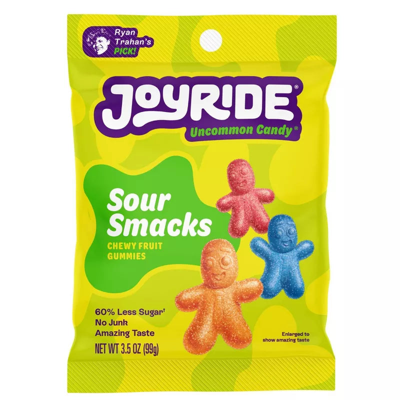 Joyride Low Sugar Sour Candy (3 servings bag) - Top Nutrition and Fitness