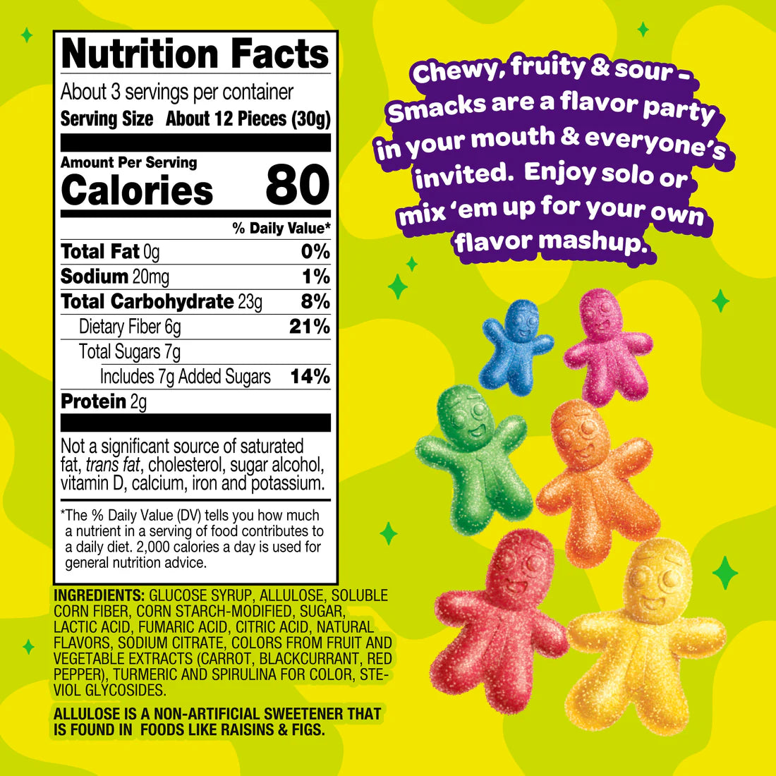 Joyride Low Sugar Sour Candy (3 servings bag) - Top Nutrition and Fitness