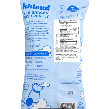 Khloud GF Protein Popcorn (4oz) - Top Nutrition and Fitness