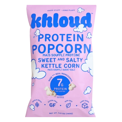Khloud GF Protein Popcorn (4oz) - Top Nutrition and Fitness