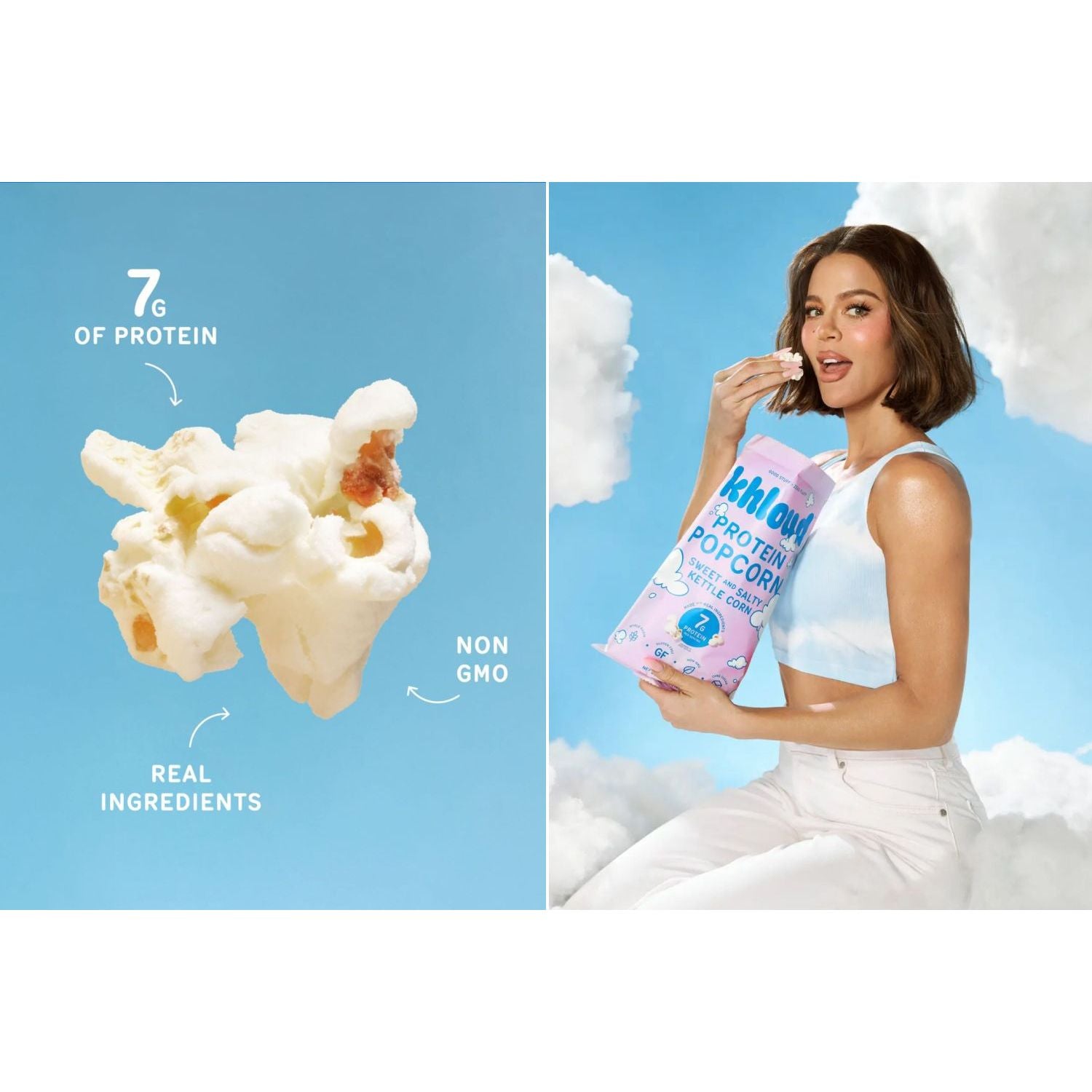 Khloud GF Protein Popcorn (4oz) - Top Nutrition and Fitness