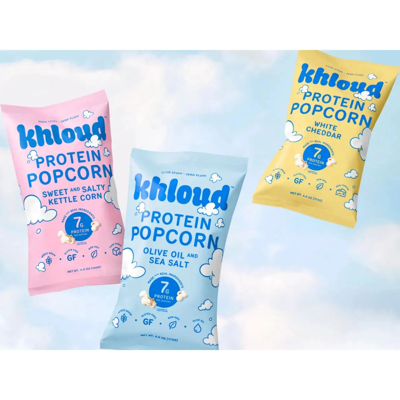 Khloud GF Protein Popcorn (4oz) - Top Nutrition and Fitness
