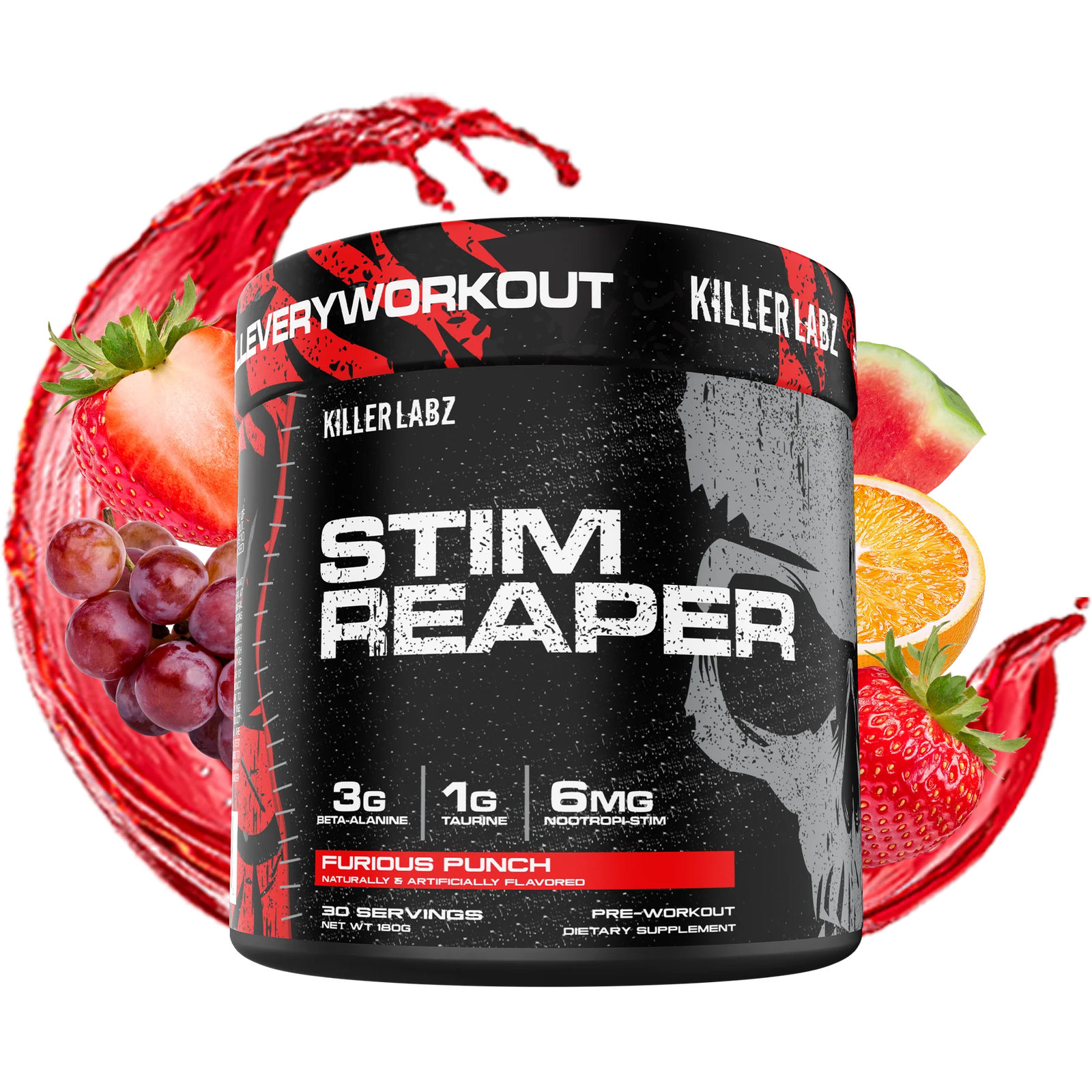 Killer Labz HIGH STIM Reaper Pre-Workout (30 servings) - Top Nutrition and Fitness