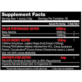 Killer Labz HIGH STIM Reaper Pre-Workout (30 servings) - Top Nutrition and Fitness