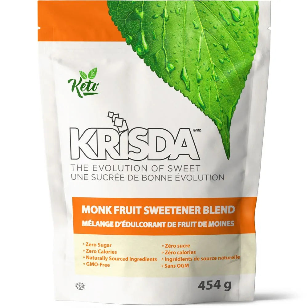Krisda Monk Fruit Sweetener (454g) - Top Nutrition and Fitness
