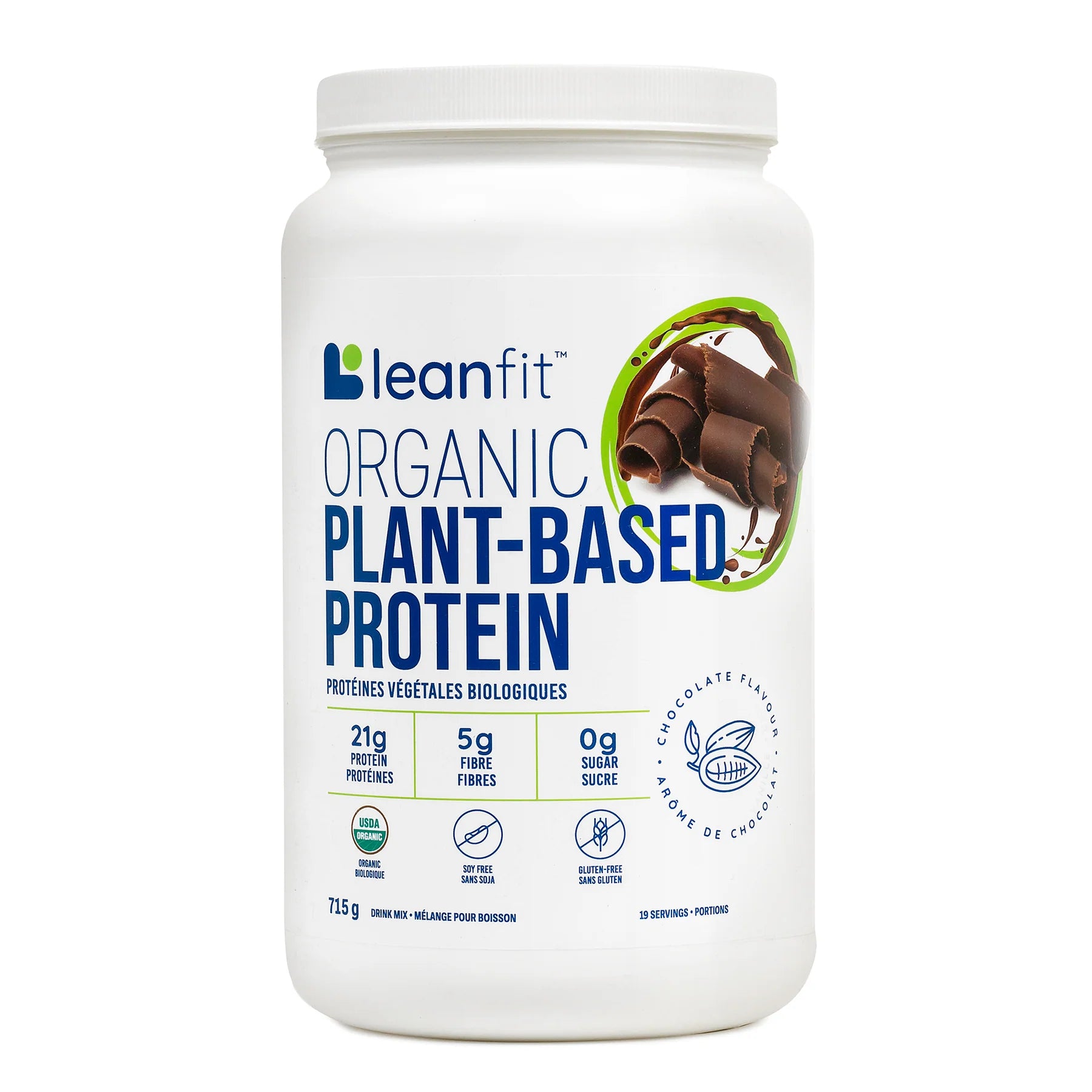 Leanfit Organic Plant Based Protein (715g) - Top Nutrition and Fitness