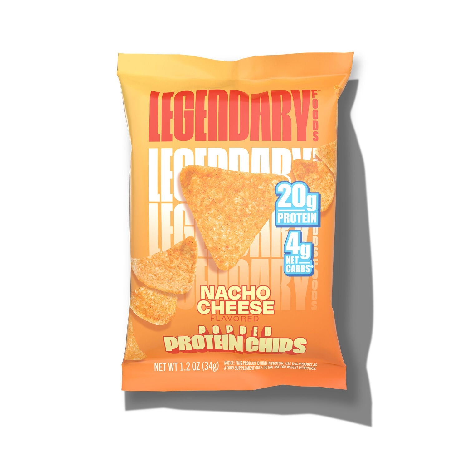 Legendary Foods Popped Protein Chips (1 bag) - Top Nutrition and Fitness
