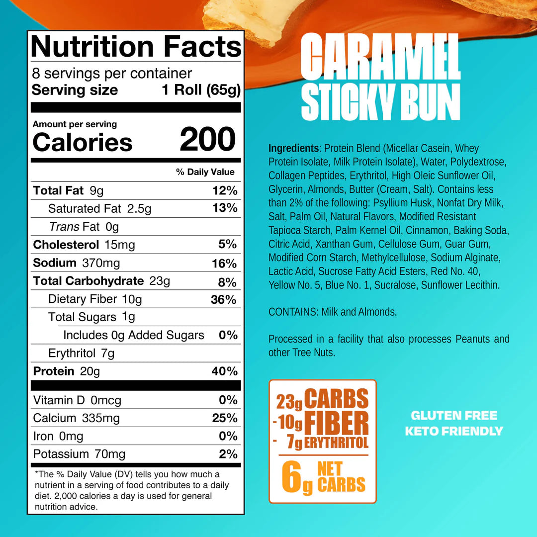 Legendary Foods Protein Sweet Roll (1 roll) - Top Nutrition and Fitness
