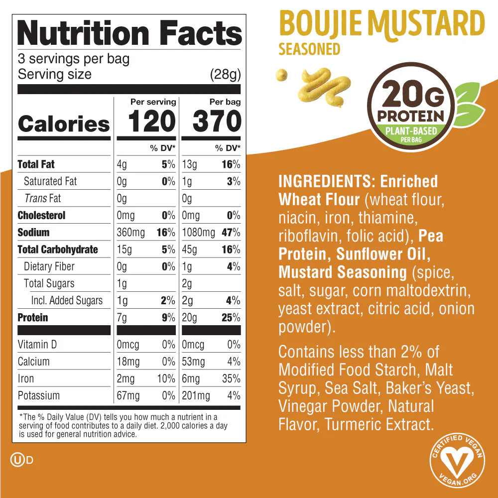 Lenny & Larry's Fitzels Vegan Protein Pretzels (3 servings) - Top Nutrition and Fitness
