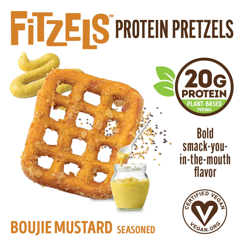Lenny & Larry's Fitzels Vegan Protein Pretzels (3 servings) - Top Nutrition and Fitness