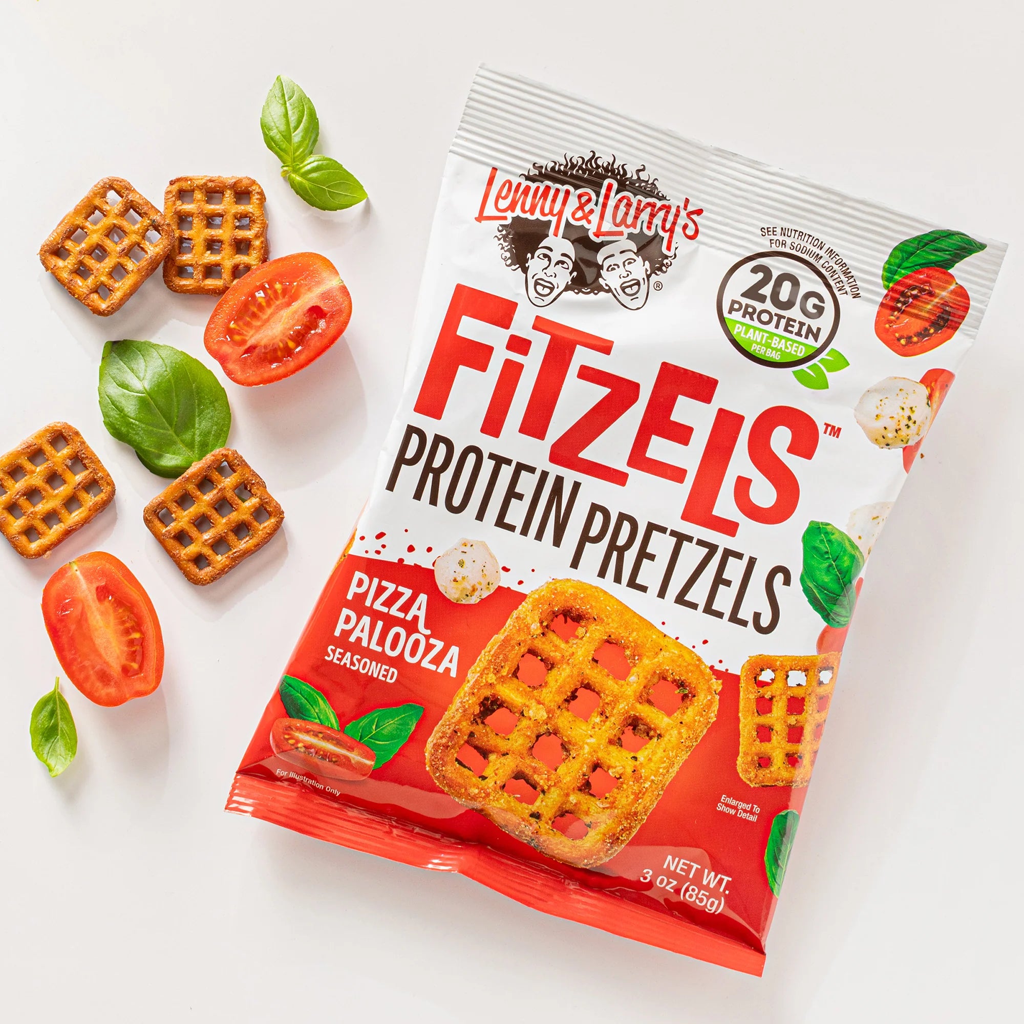 Lenny & Larry's Fitzels Vegan Protein Pretzels (3 servings) - Top Nutrition and Fitness