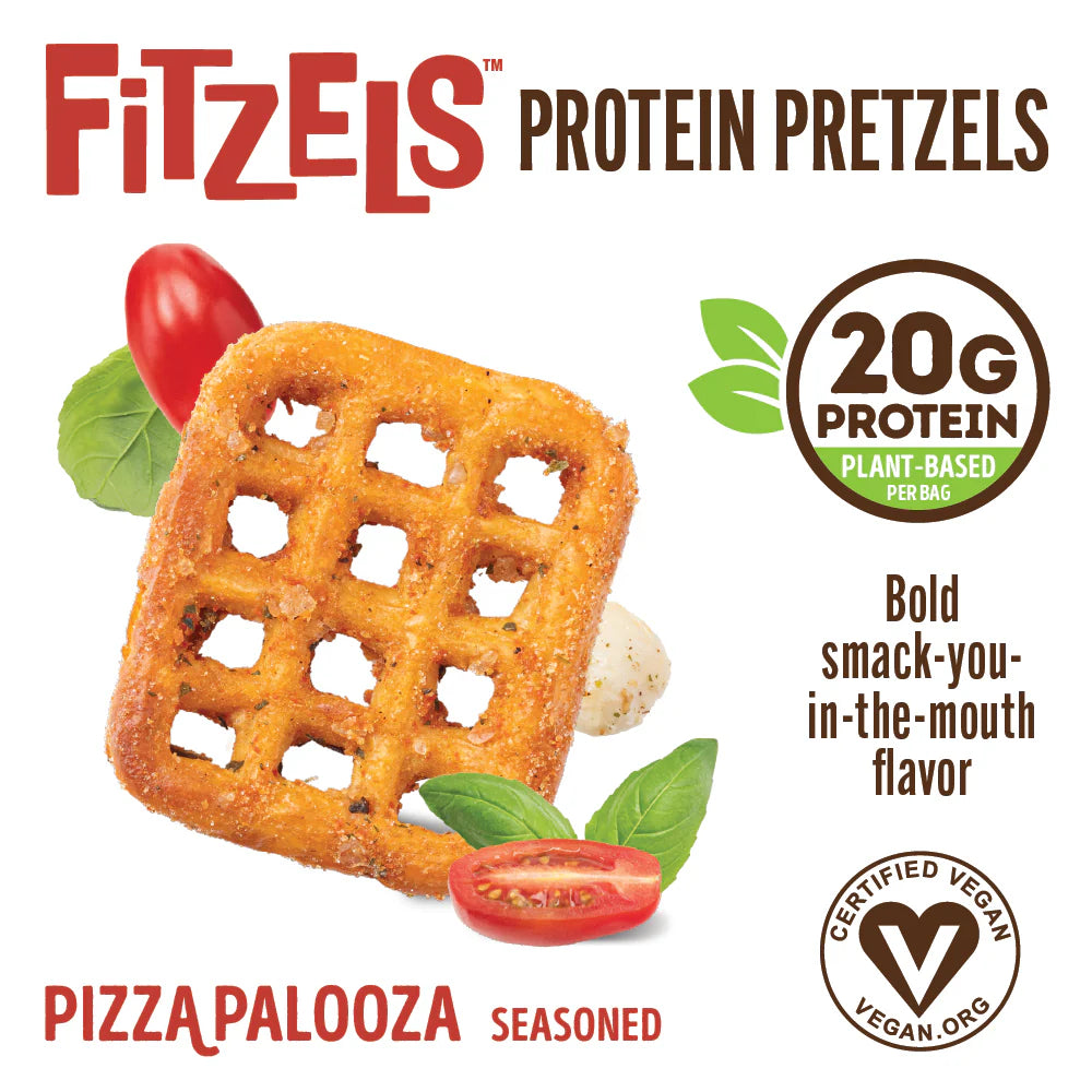 Lenny & Larry's Fitzels Vegan Protein Pretzels (3 servings) - Top Nutrition and Fitness