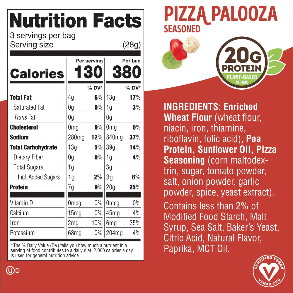 Lenny & Larry's Fitzels Vegan Protein Pretzels (3 servings) - Top Nutrition and Fitness