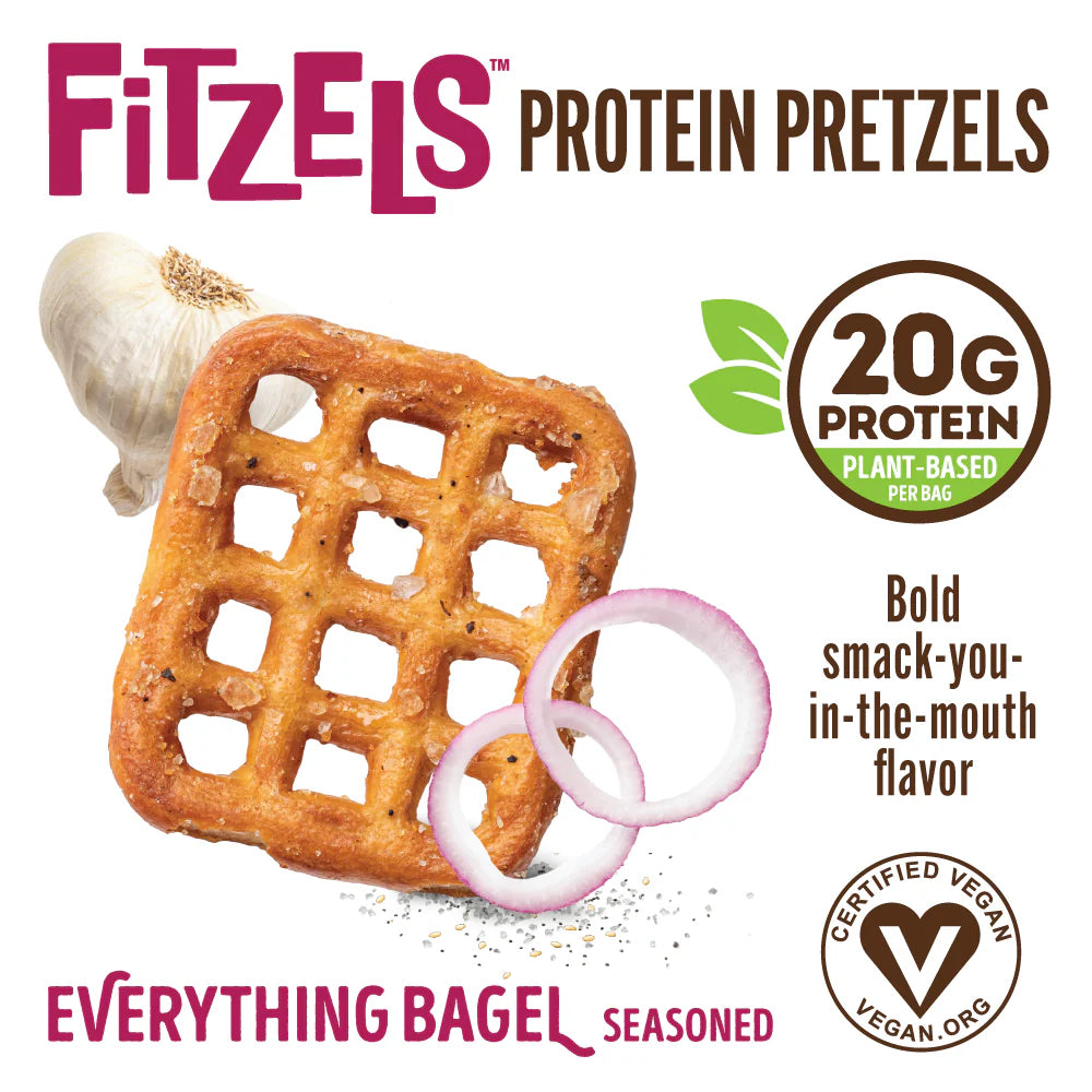 Lenny & Larry's Fitzels Vegan Protein Pretzels (3 servings) - Top Nutrition and Fitness