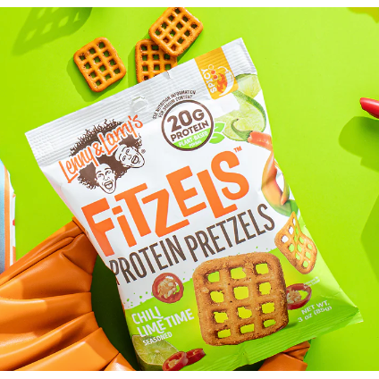 Lenny & Larry's Fitzels Vegan Protein Pretzels (3 servings) - Top Nutrition and Fitness