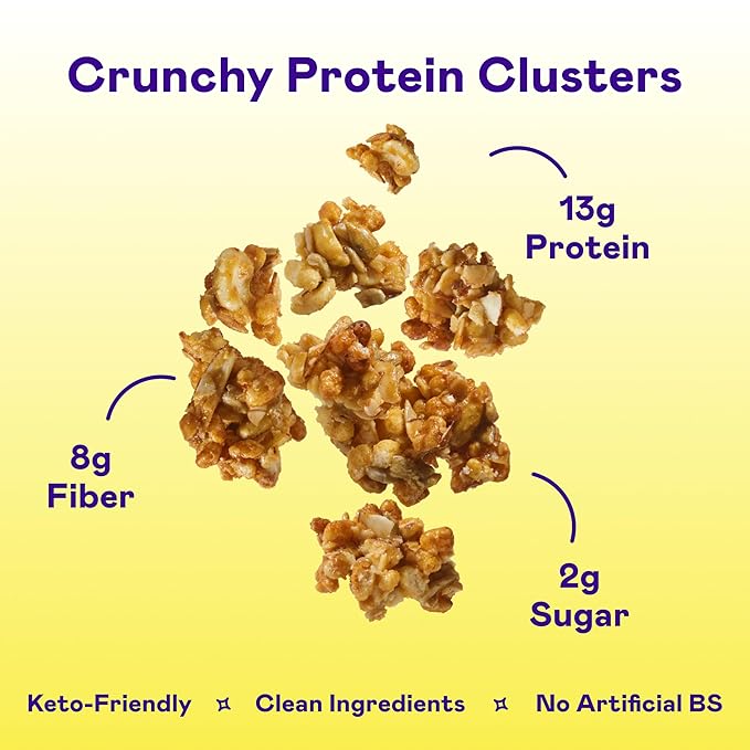 Magic Spoon GF KETO Protein Granola (1 bag of 3.5 servings) - Top Nutrition and Fitness