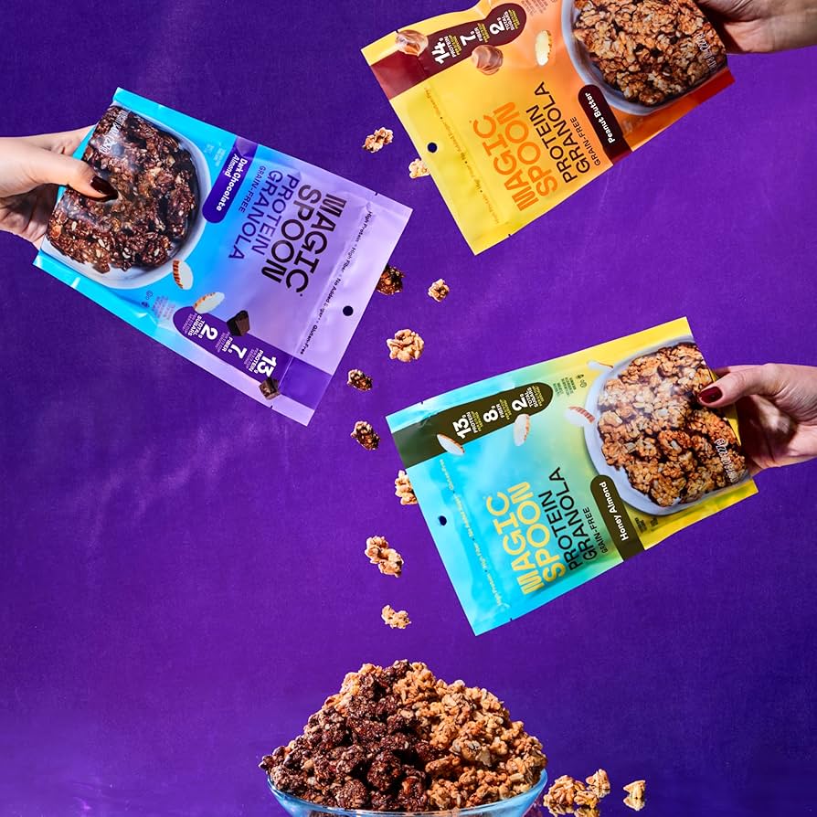 Magic Spoon GF KETO Protein Granola (1 bag of 3.5 servings) - Top Nutrition and Fitness