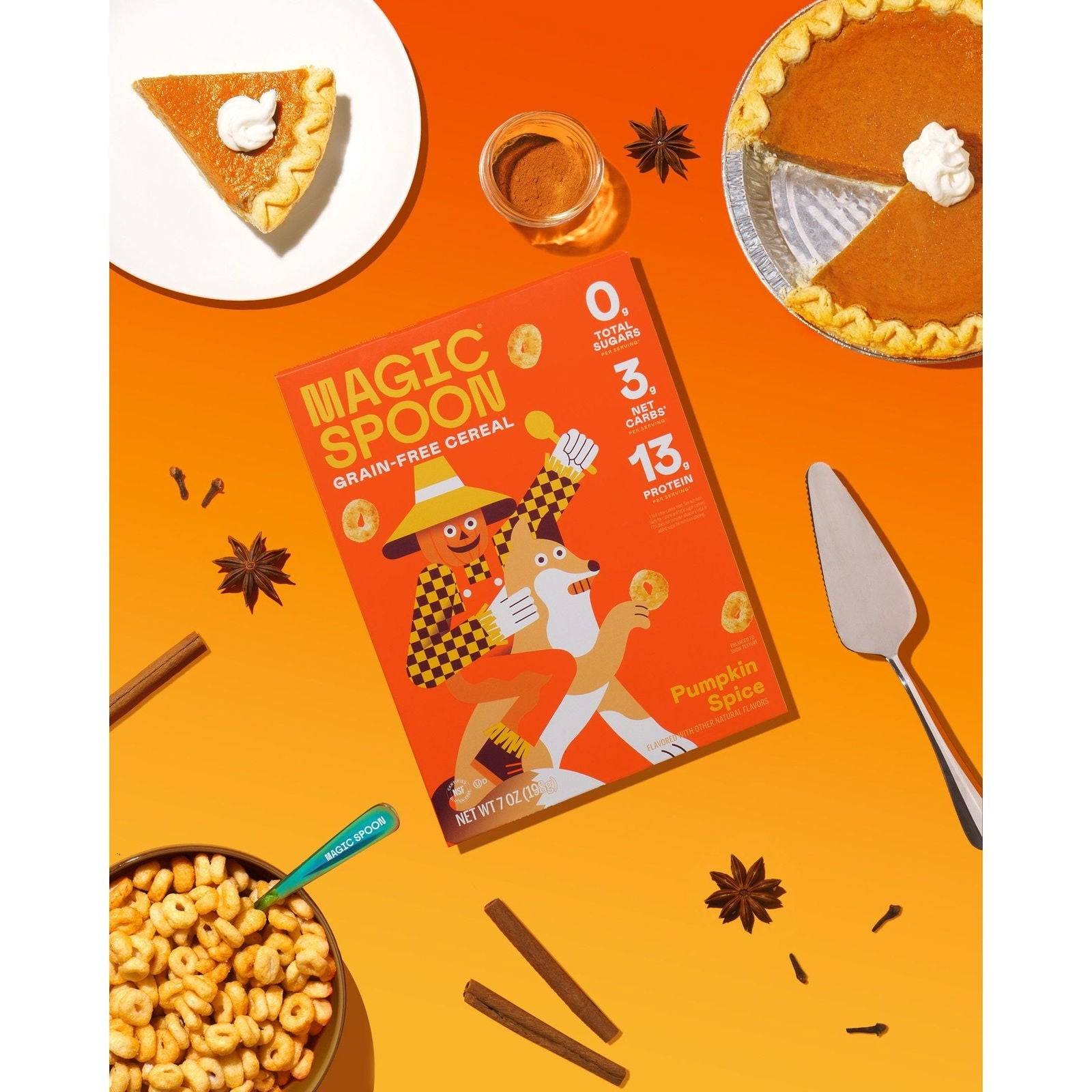 Magic Spoon Keto Protein Cereal (1 box) — Pumpkin Spice