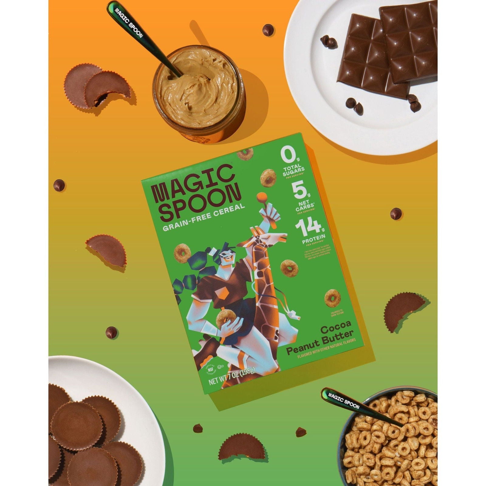 Magic Spoon Keto Protein Cereal (1 box) — Cocoa PB