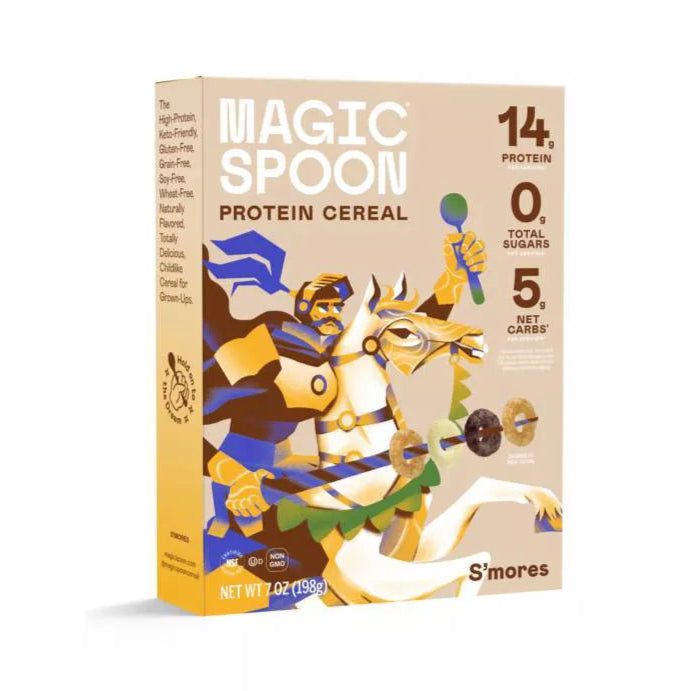Magic Spoon Keto Protein Cereal (1 box) - Top Nutrition and Fitness Canada Birthday Cake-Frosted-Cinnamon Toast-Chocolate Chip Cookie-Cocoa