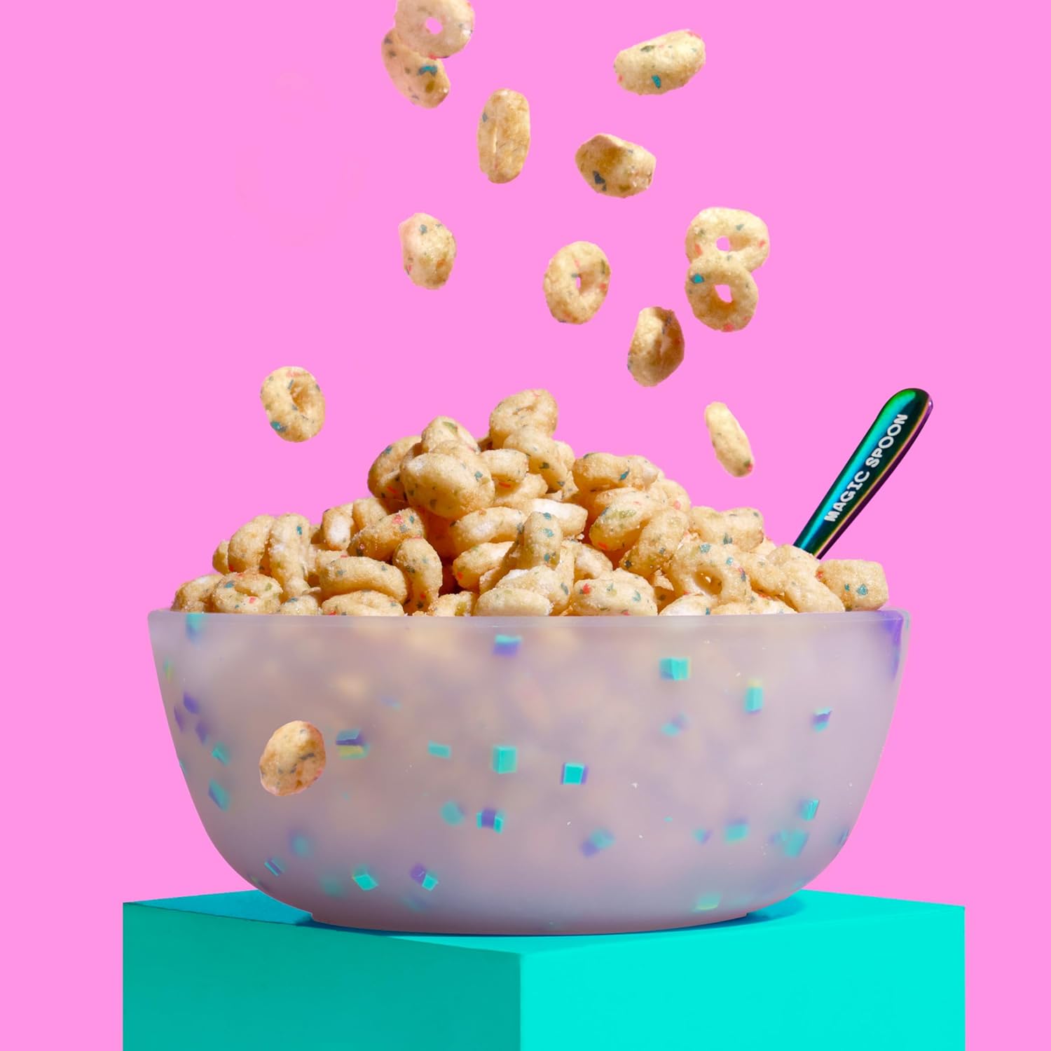Magic Spoon Silicone Cereal Bowl and Spoon - Top Nutrition and Fitness