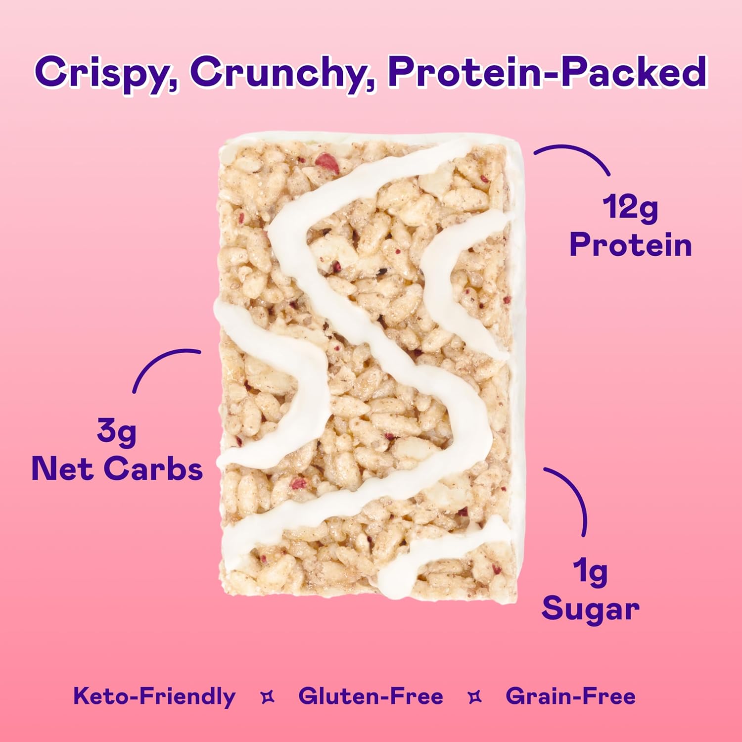 Magic Spoon Treats GF Keto Protein Bar (1 SINGLE BAR) - Top Nutrition and Fitness