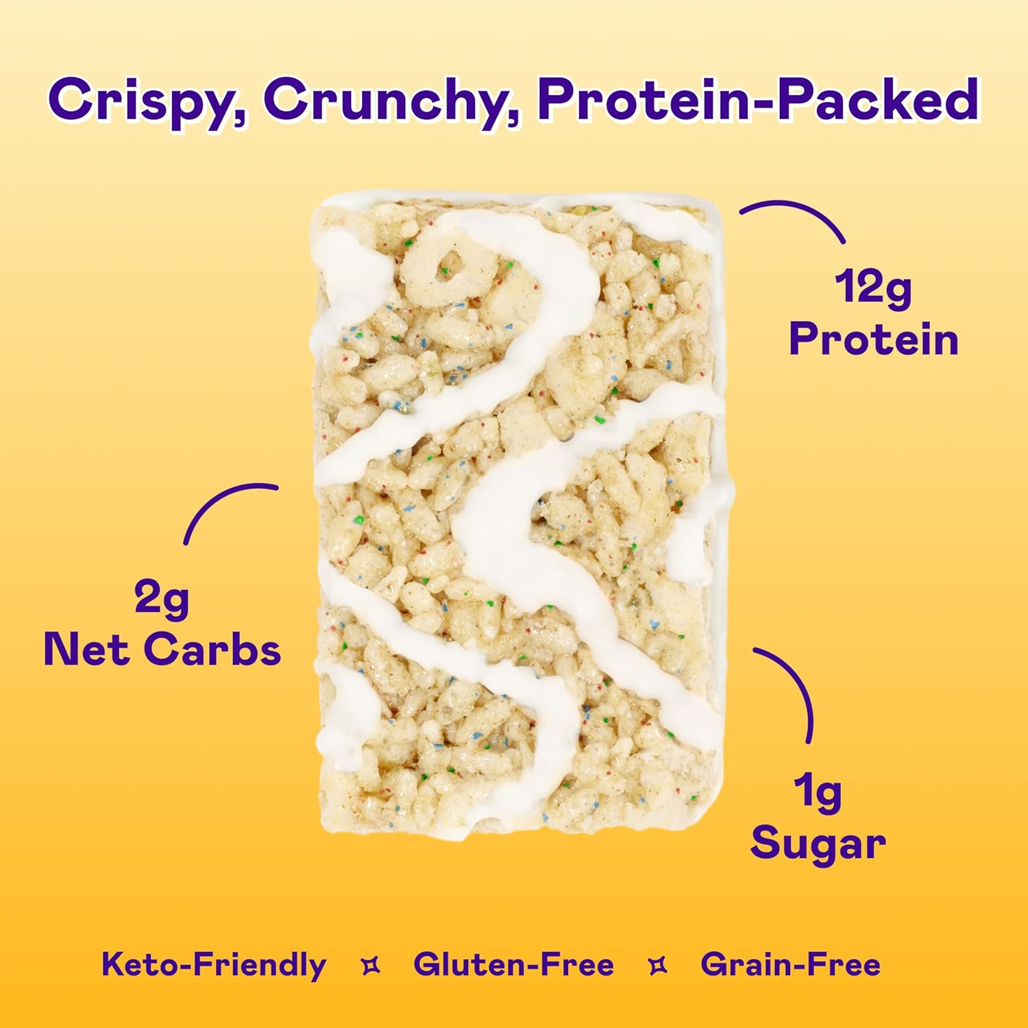 Magic Spoon Treats GF Keto Protein Bar (1 SINGLE BAR) - Top Nutrition and Fitness