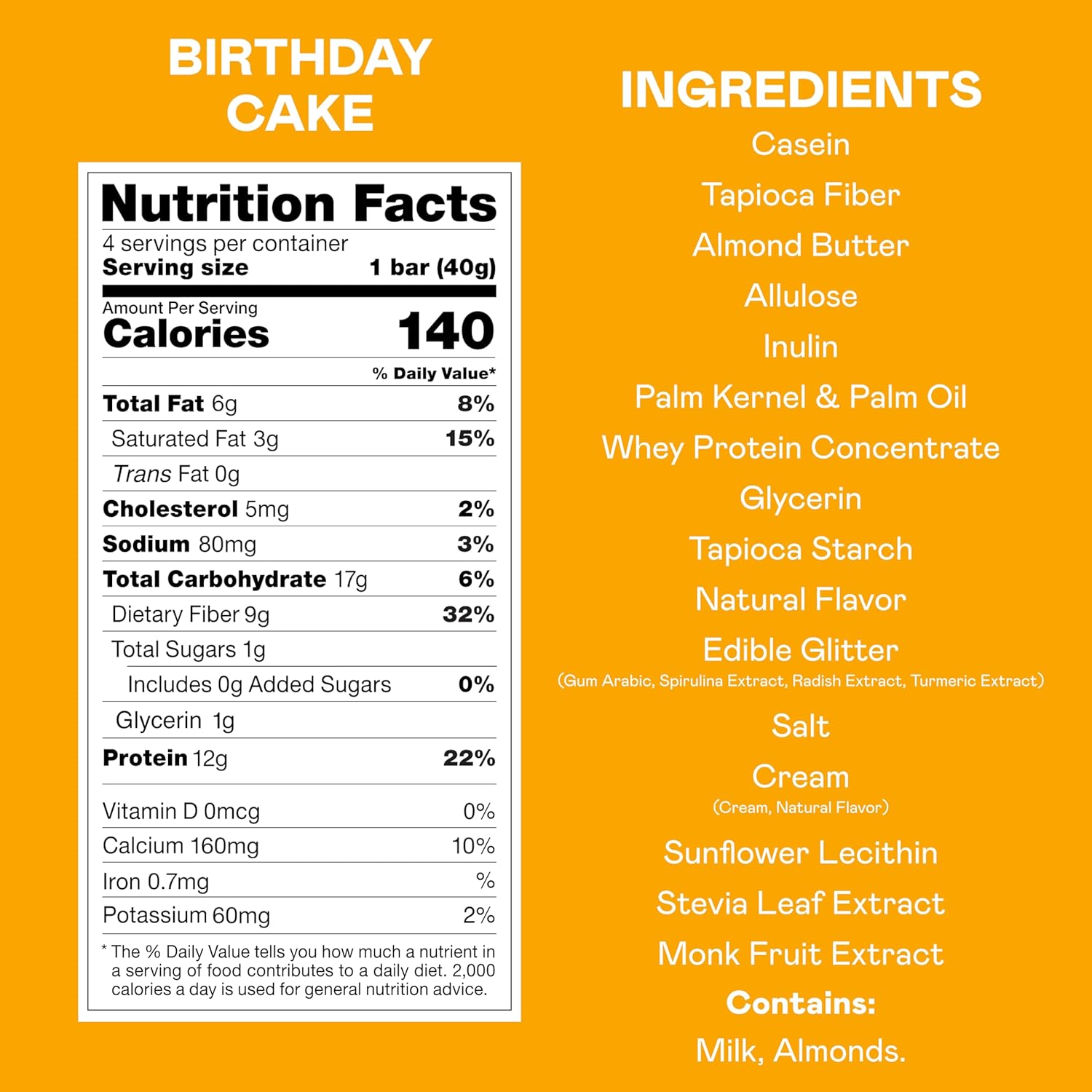 Magic Spoon Treats GF Keto Protein Bar (1 SINGLE BAR) - Top Nutrition and Fitness