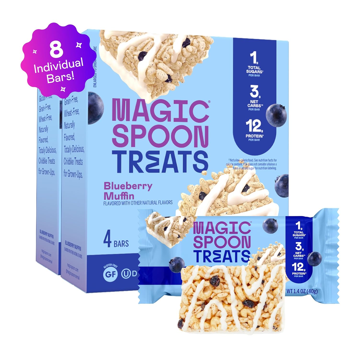 Magic Spoon Treats GF Keto Protein Bar (1 SINGLE BAR) - Top Nutrition and Fitness