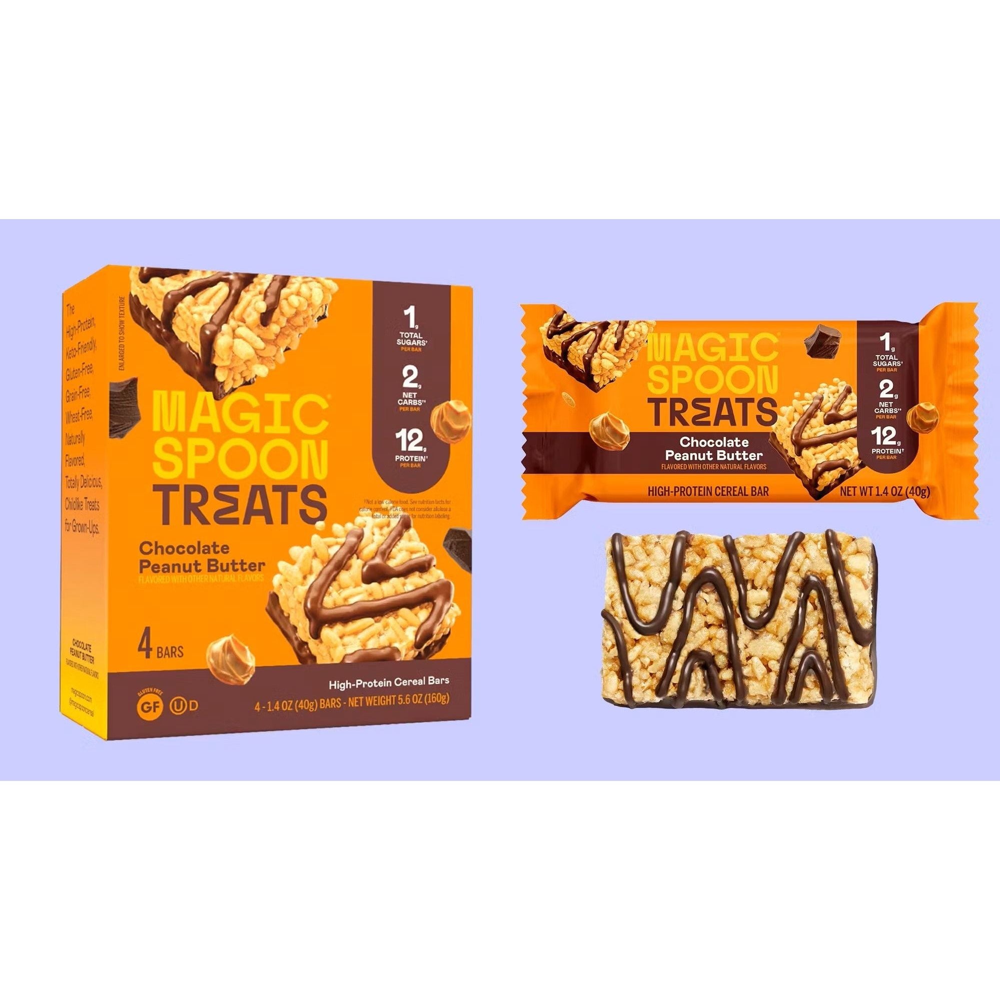 Magic Spoon Treats GF Keto Protein Bar (1 SINGLE BAR) - Top Nutrition and Fitness